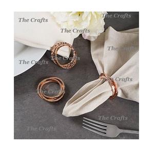 Wooden Brown Color Napkin Ring Set Of Two <b>Heart</b> <b>Shape</b> Tissue Ring With Superior Quality Napkin Ring For Sale - Product Image 4