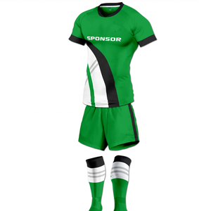 Conjuntos de uniformes de rugby personalizados 100% poliéster, característica transpirable con logotipo de sublimación e impresión de números - Product Image 3
