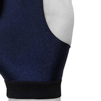 Guantes de Snooker Unisex de Verano con Diseño Liso y Personalizado, Cierre de Tirón, 3 Dedos, Color Sólido