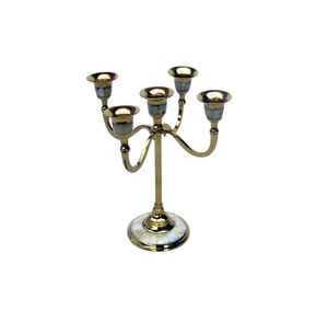 ที่ใส่เทียนมุก5ง่ามพร้อมใช้งานสำหรับผู้ผลิตขายส่ง - Product Image 1