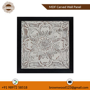 <b>MDF</b> Hand Carved Wall <b>Panel</b> Best Quality for Home and Office <b>Decoration</b> Wood Material Factory Price Sale Online Retail Suppliers - Product Image 5