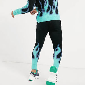 2023 ropa deportiva informal para hombre, jersey con capucha y pantalón con cremallera, conjunto de dos piezas, venta al por mayor, chándal de invierno ecológico - Product Image 3