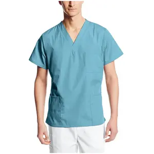 Nuovi accessori per infermiere traspiranti uniforme per salone di bellezza moda Slim Fit Top Scrub abbigliamento Summer Lab Coat Spa uniforme per ospedale