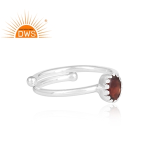Natural Garnet Gemstone <b>Ring</b> High Polished <b>925</b> <b>Silver</b> <b>Ring</b> Fine Jewelry Supplier Classic Collection - Product Image 3