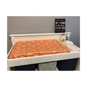 Cubierta de algodón orgánico para cambiador de bebé, almohadilla cambiante de calidad de exportación - Product Image 1