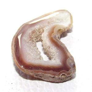 Agate à bandes Druzy tranche feuille forme pierre précieuse en vrac poli plaine Cabochon fabrication de bijoux naturel incroyable qualité - Product Image 2