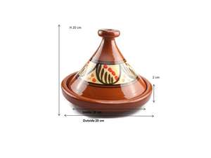 Juegos de utensilios de cocina Tajine hechos a mano marroquíes tradicionales 10 OEM bohemio personalizado disponible con certificación Eec - Product Image 3