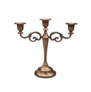 Candelabro de 5 brazos de calidad exclusiva, diseño fabuloso, color dorado, portavelas de latón a un precio atractivo. - Product Image 2