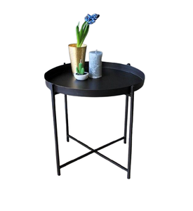 Iron Black Color Side <b>Table</b> Superior Quality <b>Round</b> Shape Side <b>Table</b> For Outdoor And Indoor Decor Use At Good Prices - Product Image 4