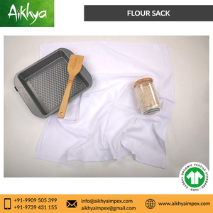 Saco de harina de 100% algodón, sin pelusa, duradero, liso, para platos de cocina, precio directo de fábrica - Product Image 3