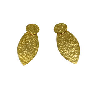 ต่างหูห่วงแบบติดหู ดีไซน์ดั้งเดิม สวยงามทันสมัย สีทองด้าน สำหรับเด็กผู้หญิงและสตรี - Product Image 2