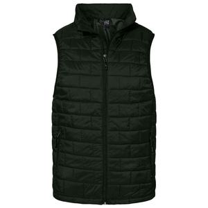 Gilet sans manches zippé pour homme, décontracté, imperméable, coupe-vent, respirant, vêtement d'extérieur en polyester, logo personnalisé, poches latérales - Product Image 1