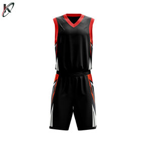 Réversible de basket-ball jersey uniformes accepter votre propre design personnalisé respirant tissu Double Côté basket - Product Image 3