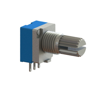 Rotary <b>Potentiometers</b> 9mm size Metal Shaft Rotary types of <b>Potentiometer</b> Single unit with switch - Product Image 1