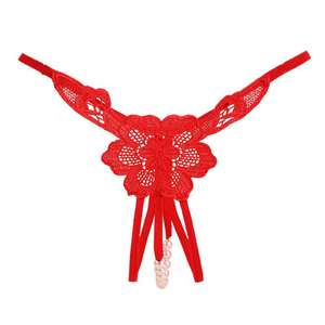 All'ingrosso a buon mercato da donna mutandine di pizzo satinato Sexy mezza Slip <span class=keywords><strong>perizoma</strong></span> con controllo della luce e decorazione del foro - Product Image 6