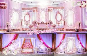 Scène de mariage victorien en en Fiber, décor scénique de style romain, superbe pour spectacle de mariage, et américaine - Product Image 3