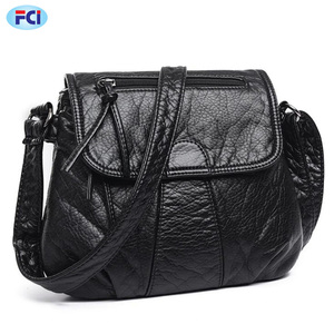 กระเป๋าถือหนัง PU นิ่มสำหรับผู้หญิงแบรนด์ดีไซเนอร์กระเป๋าสะพายข้างพร้อมซับในผ้าฝ้ายสำหรับเดินทางสไตล์ผู้หญิง - Product Image 2