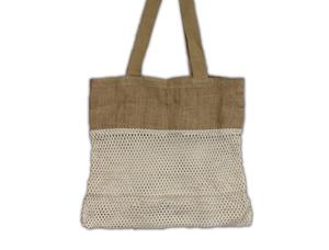 Nouveau design de sacs fourre-tout 100% coton avec logo personnalisé écologique sac en maille de produits biologiques réutilisable pour les légumes minimum - Product Image 5