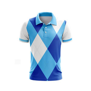 Polo ajustado con diseño de logotipo personalizado de alta calidad, camisa informal con patrón sólido, tejido de punto, sublimación personalizable - Product Image 6