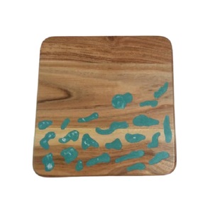 Vaisselle en résine de bois d'acacia sur mesure, sous-verre/tapis et coussins, Gadgets de cuisine Royal, articles ménagers, vaisselle de table, tapis/coussins - Product Image 3