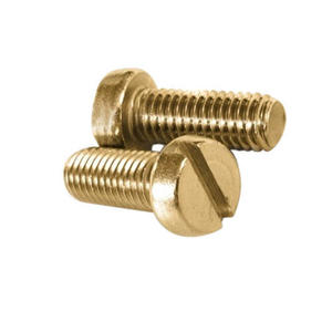 Vis en laiton nickelé de haute qualité de vente directe d'usine vis en laiton bon marché avec une excellente finition fabriquée en Inde - Product Image 4