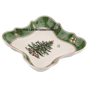 Bandeja Decorativa Navideña Estilo Occidental de Madera, Hierro y Metal para Servir Bocadillos, Frutas Secas o Galletas con Diseño de Estrella - Product Image 5