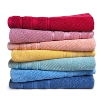 White Solid Color 3-Piece Cotton Woven Bath Towel Set with Quick-Dry & Azo-Free Features for Adults