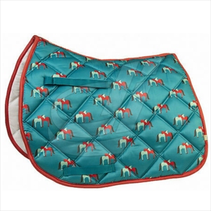 Selle de dressage de luxe de couleur argentée imprimée avec fourrure confortable, selle de dressage polyvalente pour l'équitation - Product Image 3