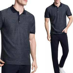 เสื้อโปโลสีเทาเข้มสำหรับผู้ชาย/เด็กชาย ผลิตตามสั่ง OEM รุ่นใหม่ล่าสุด ผ้าฝ้าย 100% คุณภาพสูงแบบ Pique ตามความต้องการของลูกค้า - Product Image 5