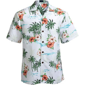 Camisas informales de verano para hombre, Estilo Vintage, manga corta con cuello levantado, antiarrugas, transpirables, de talla grande, ajuste Regular - Product Image 5