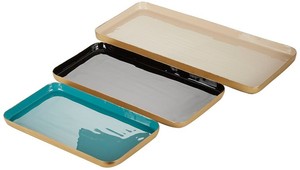 Juego de bandejas de madera para servir café y comida, diseño antiguo, hecho con Mango, para el hogar y restaurante, utiliza los mejores precios, de la India - Product Image 3