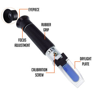 Compteur de <span class=keywords><strong>Brix</strong></span> portable, réfractomètre de miel de <span class=keywords><strong>Brix</strong></span>, sucre de salinité antigel, vin de café et alcool - Product Image 3