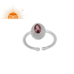 Pink Topaz Gemstone <b>Ring</b> <b>Set</b> Fine 925 <b>Sterling</b> <b>Silver</b> Oval Handmade <b>Ring</b> Wholesaler - Product Image 1