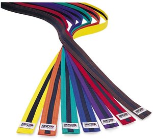 Ceintures de Jiu Jitsu en coton doux 100% en gros Conceptions personnalisées et Logo Tissu d'arrêt en sergé Art martial unisexe - Product Image 1