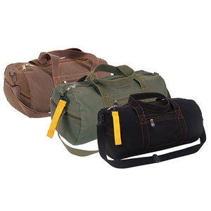 भारी शुल्क कैनवास यात्रा डफ़ल बैग जिपर आदमी जिम खेल फिटनेस शिविर आउटडोर उपकरण सप्ताहांत डफ़ल बैग - Product Image 6