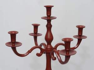 Chandelier de couleur rose en aluminium, 10 pièces, décor de mariage - Product Image 3