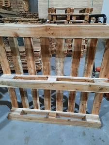 Paletas de madera personalizables duraderas de 2-4 vías de entrada de madera natural de pino de Acacia hechas a medida para entrada y almacenamiento - Product Image 4