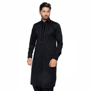 Meilleure Qualité Coton Hommes Islamiques Robe homme Saoudien Conception Longue Thobe Vêtements Hommes Musulmans Thobe/Tenue - Product Image 3