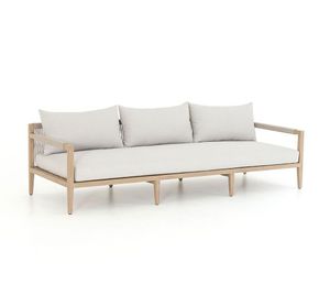 Ensemble de canapés de jardin en teck massif moderne, meubles d'extérieur - Product Image 3