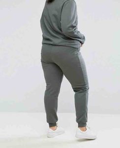 Chándal con capucha para mujer, chándal de LICRA para correr, conjunto de otoño e invierno - Product Image 2