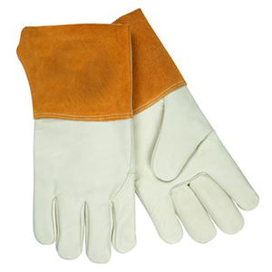 Gants de travail de soudage Tig en cuir de vache de vente chaude avec fonction anti-coupure anti-choc ignifuge - Product Image 6