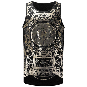 Camiseta sin Mangas Personalizada con Logotipo, Transpirable, 100% Algodón, para Hombre, para Gimnasio, Secado Rápido, con Aberturas en los Brazos - Product Image 3