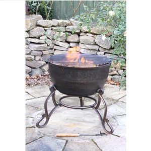 Pozo de fuego de hierro y metal redondo de nuevo diseño para fiestas de jardín al aire libre Pozo de fuego de patio para fiestas de jardín - Product Image 5