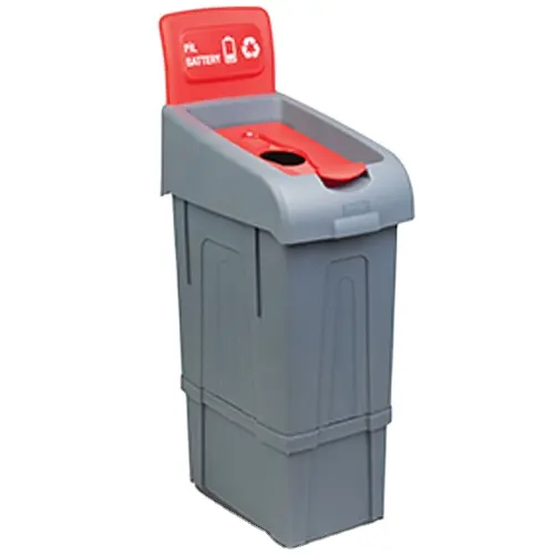 Waste Recycling Bin Moblen Plastic Recycling Bucket 80 Liter with Color Coded Cover Waste Classification from Turkish Product