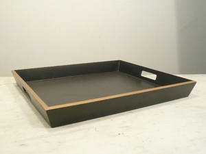 Plateau en bois de forme carrée pour servir, plateau pour la maison, utilisation en cuisine - Product Image 4