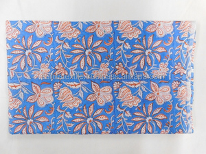 Sanganeri-tela de algodón 100% con estampado Floral para mujer, ropa de verano, bata, camisón, caftán, indio, venta al por mayor - Product Image 5