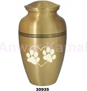 High Quality Most Popular Pet Paws Design Brass Funeral Cremation <b>Urns</b> <b>for</b> Cats and <b>Dogs</b> <b>Ashes</b> - Product Image 1