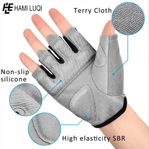 Gants de gymnastique en cuir Spandex de haute qualité Poignets Gants d'entraînement de sport respirants Haltérophilie Fitness Training - Product Image 2