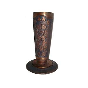 <b>Red</b> Finished Flower Pitcher and Vessel Decorative Flower Pot Living Rooms Decoration Copper Pot Tabletop Vintage Vessel - Product Image 1