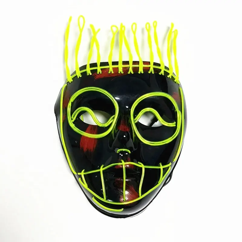 Party Mask Light Up Party Masks Glow In Dark Cosplay Mask
